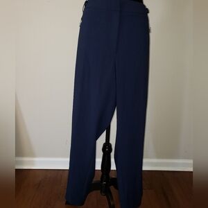 Plus Navy Blue Trousers By Calvin Klein